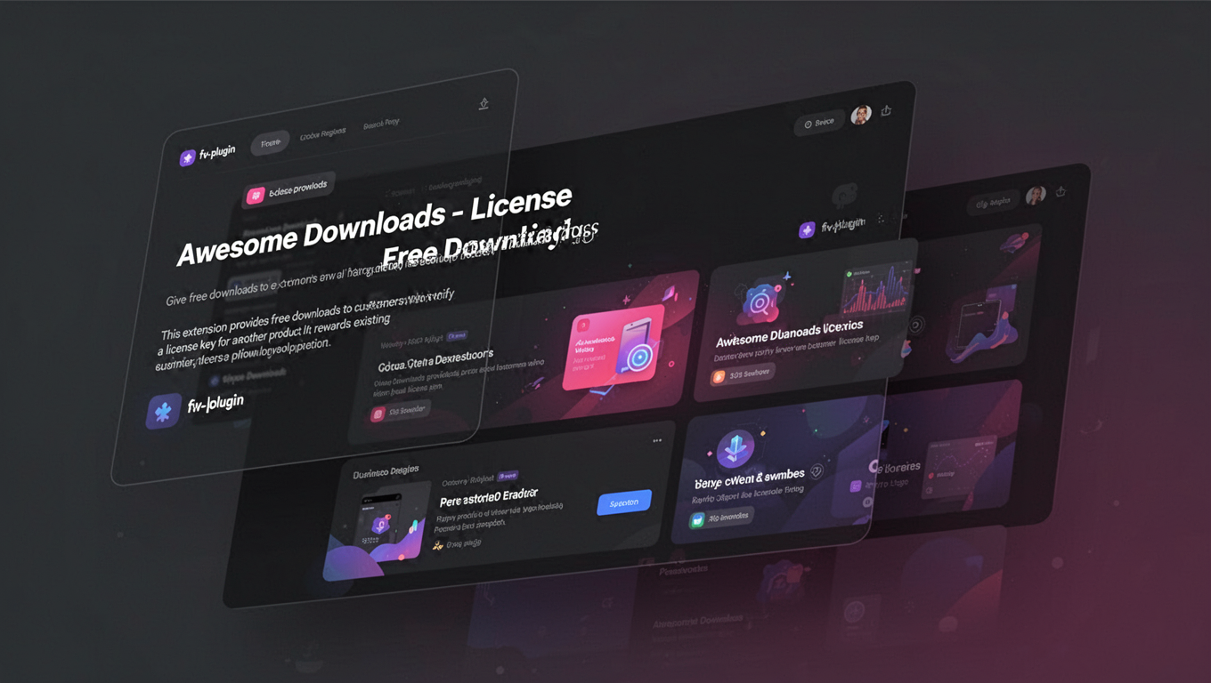 Preview of Awesome Downloads - License Free Download
