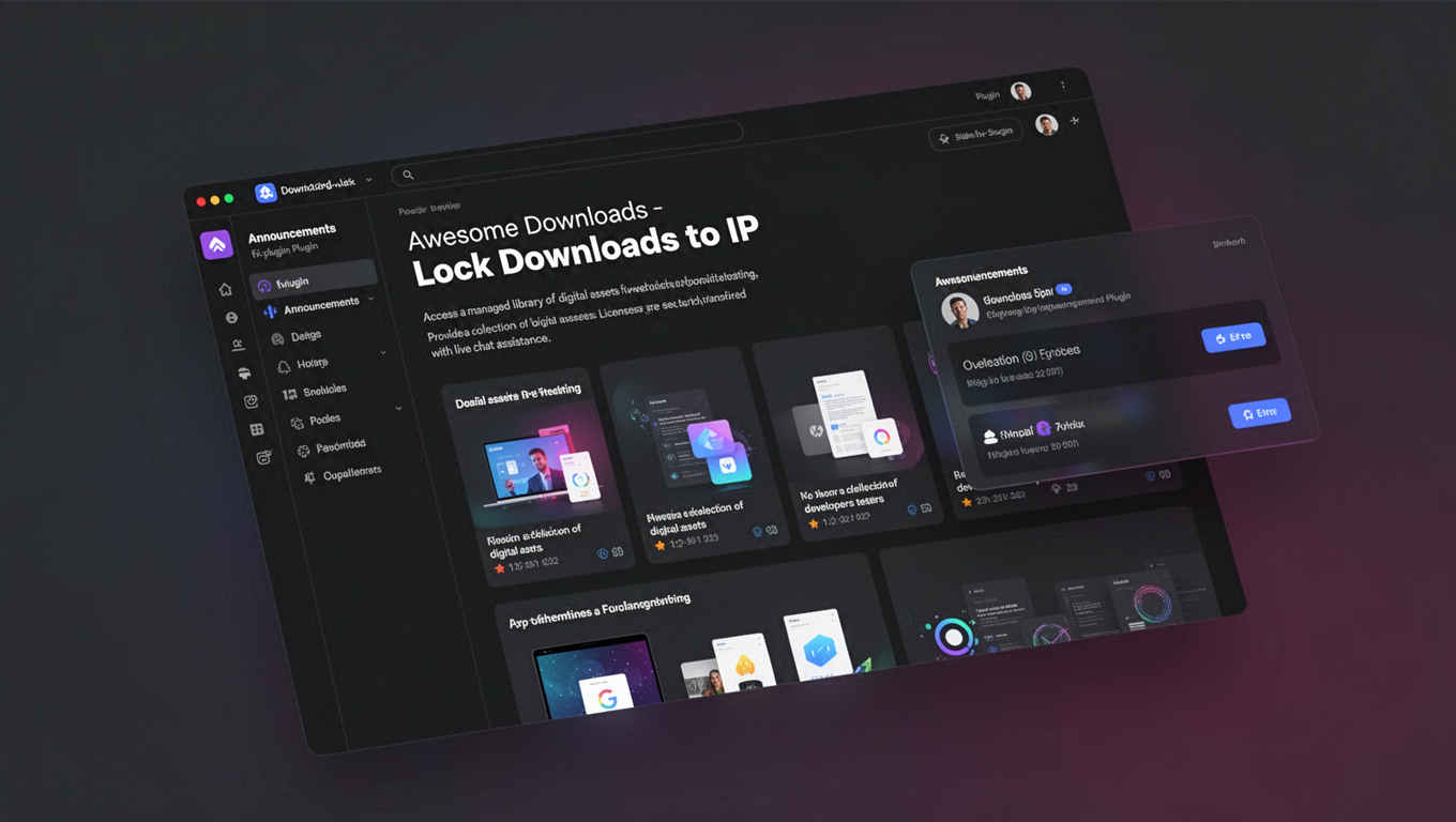 Preview of Awesome Downloads - Lock Downloads to IP