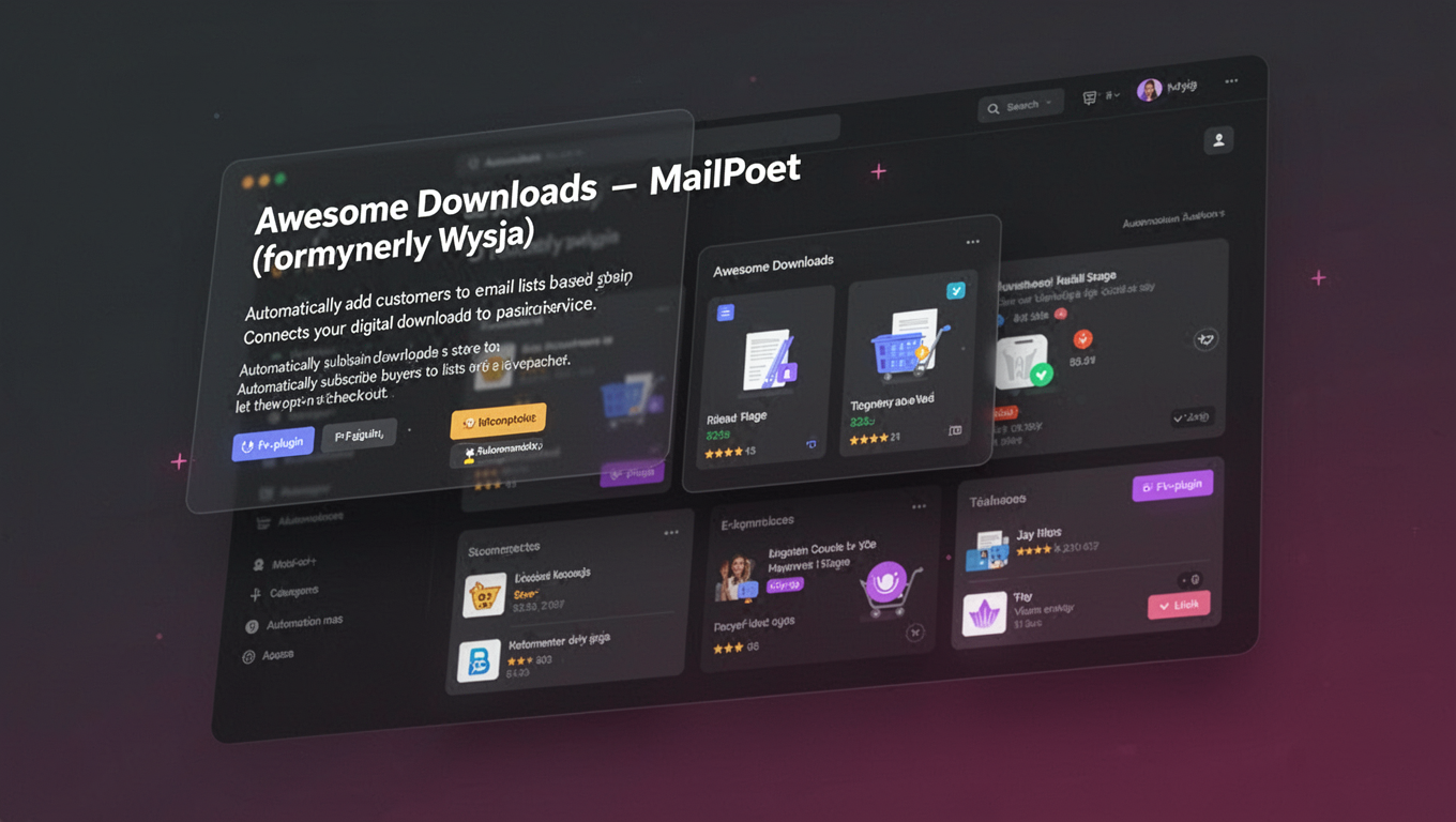 Preview of Awesome Downloads - MailPoet (formerly Wysija)