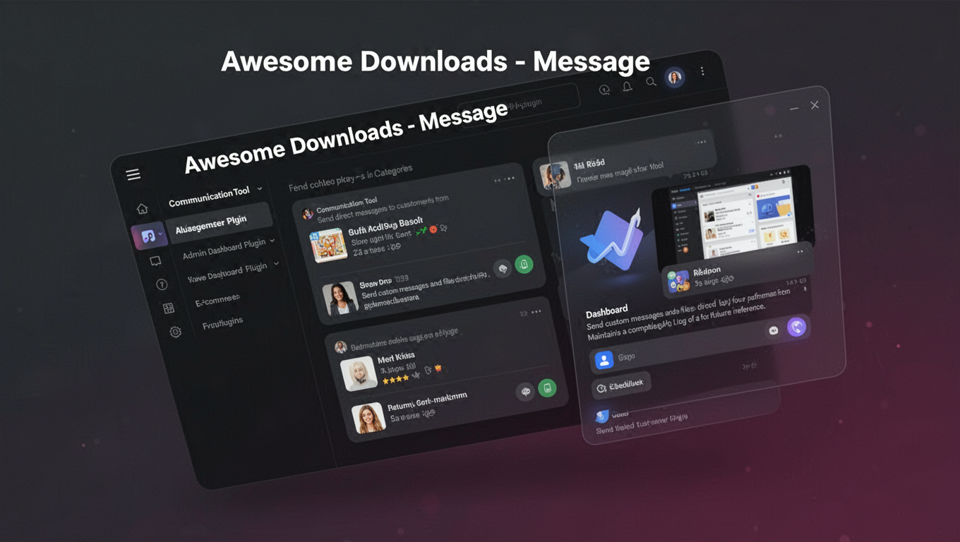 Preview of Awesome Downloads - Message