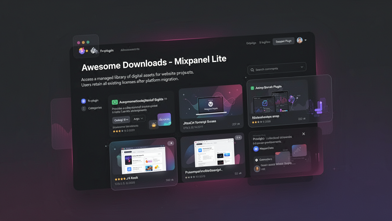 Preview of Awesome Downloads - Mixpanel Lite