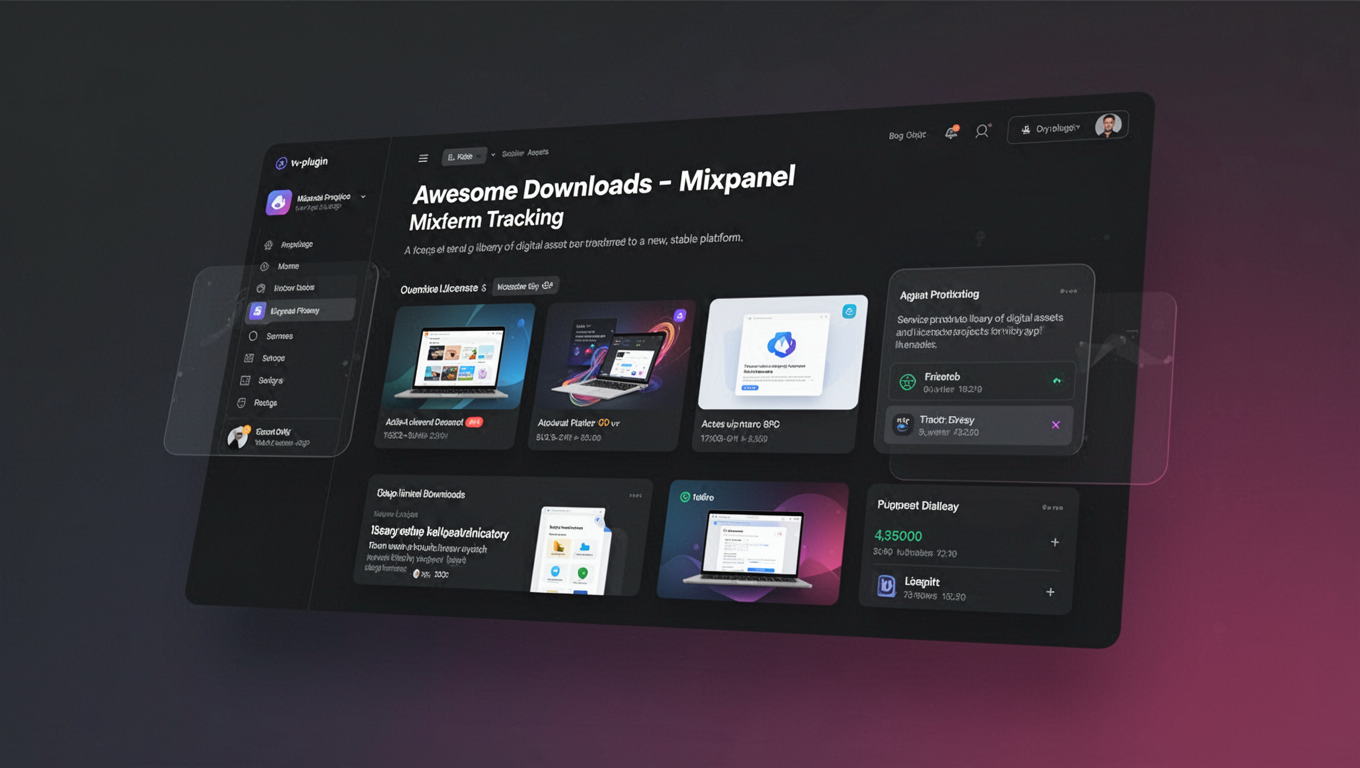 Preview of Awesome Downloads - Mixpanel Tracking