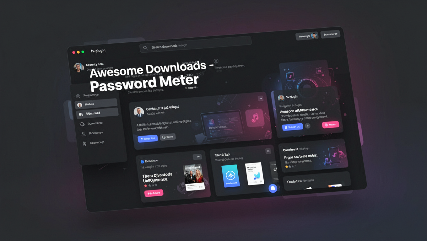 Preview of Awesome Downloads - Password Meter