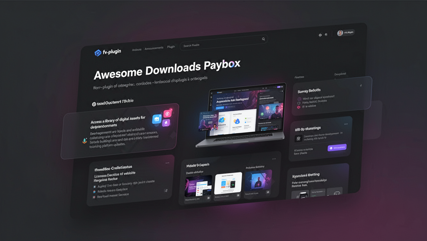 Preview of Awesome Downloads Paybox