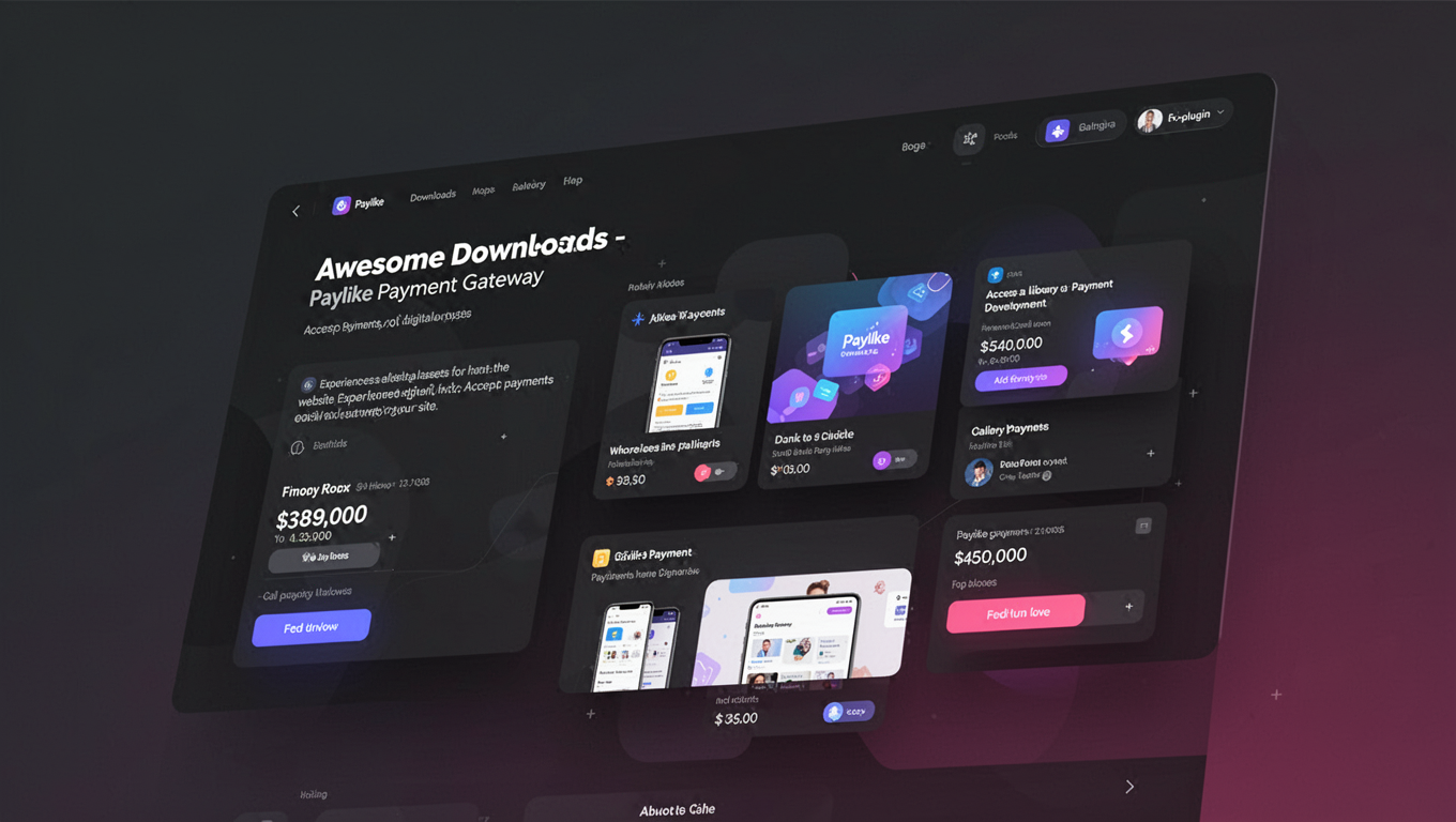 Preview of Awesome Downloads - Paylike Payment Gateway