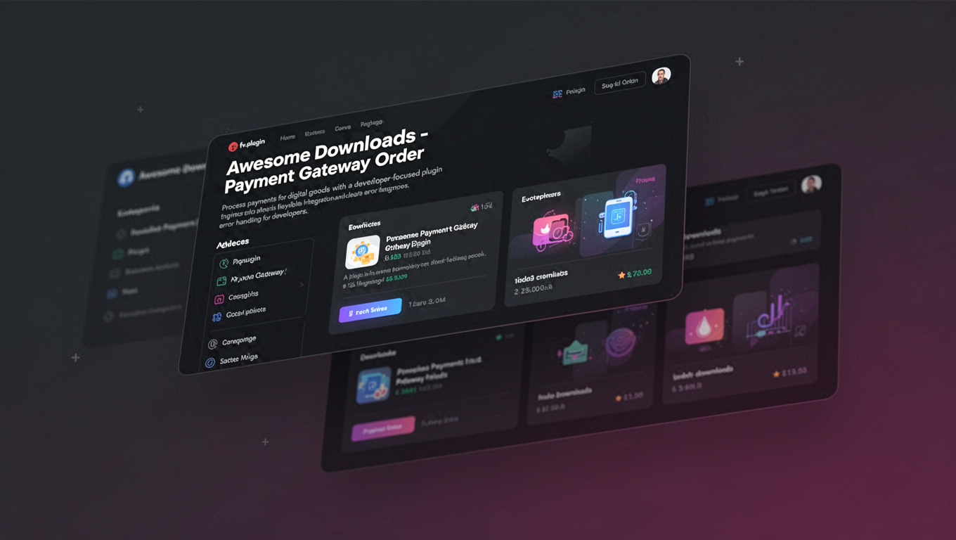 Preview of Awesome Downloads - Payment Gateway Order