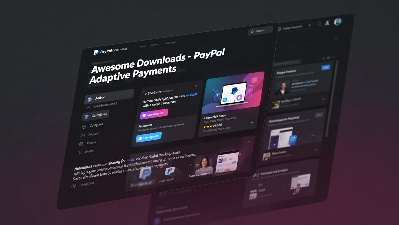Preview of Awesome Downloads - PayPal Adaptive Payments