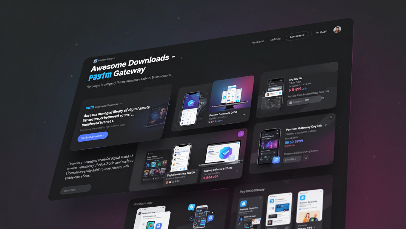 Preview of Awesome Downloads - Paytm Gateway