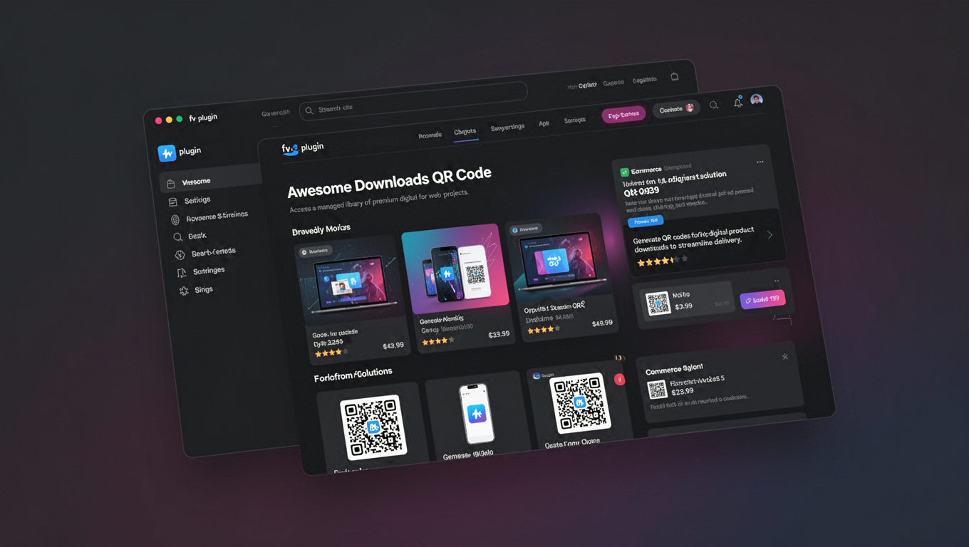 Preview of Awesome Downloads QR Code