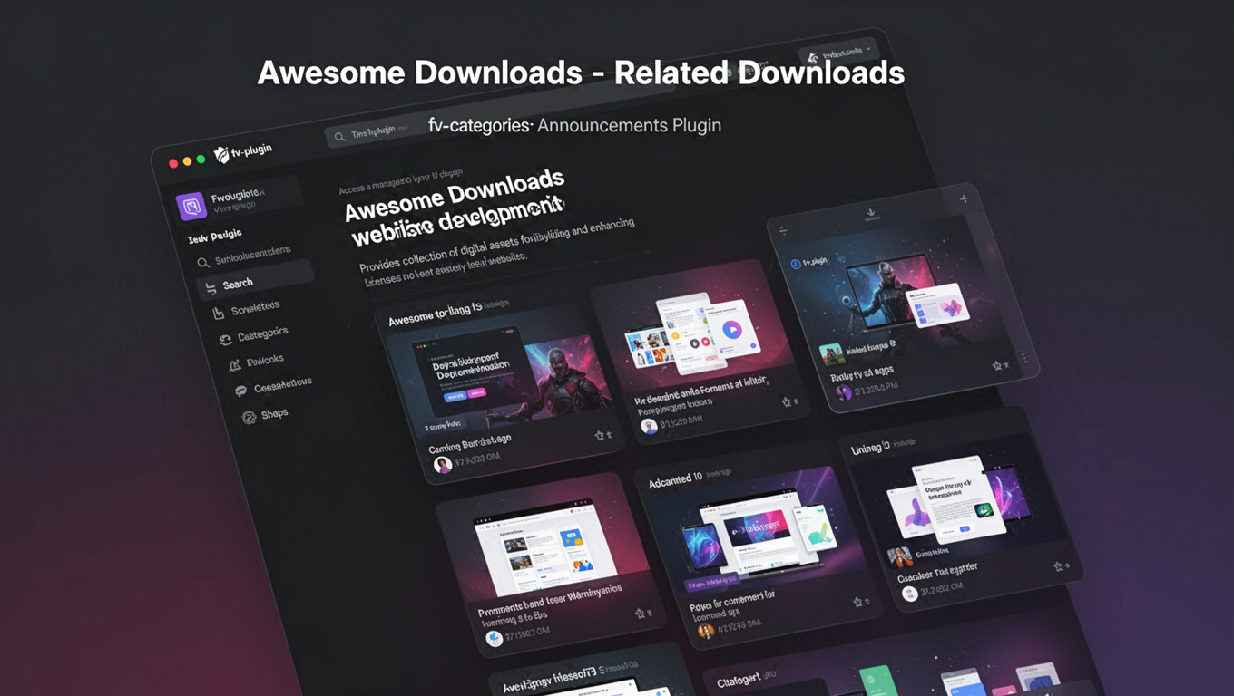 Preview of Awesome Downloads - Related Downloads