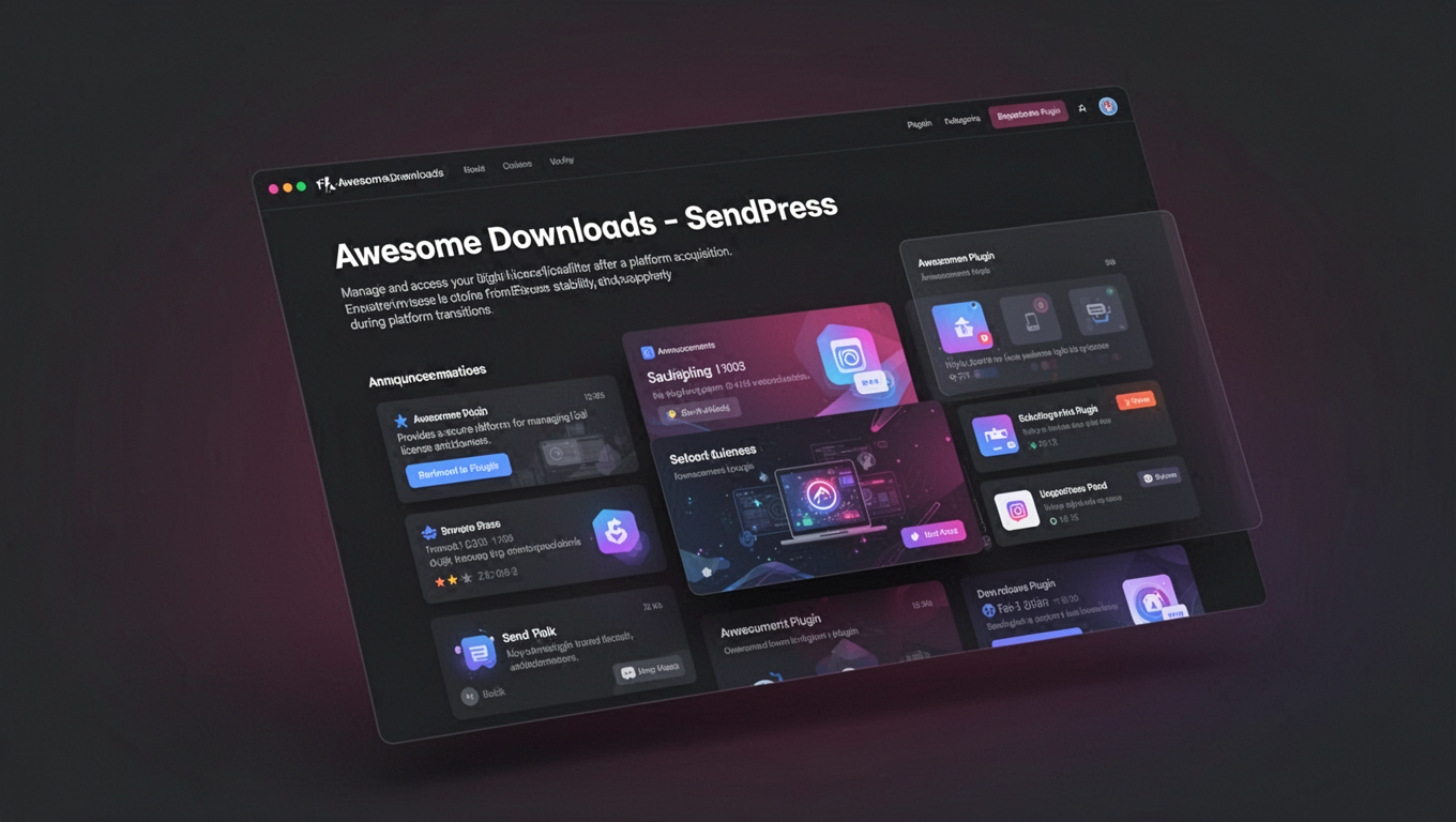 Preview of Awesome Downloads - SendPress