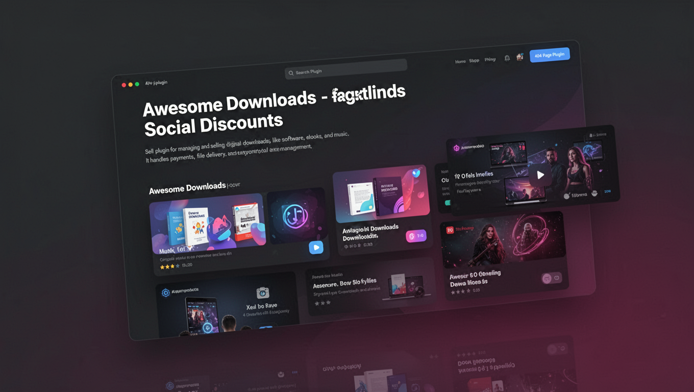 Preview of Awesome Downloads - Social Discounts