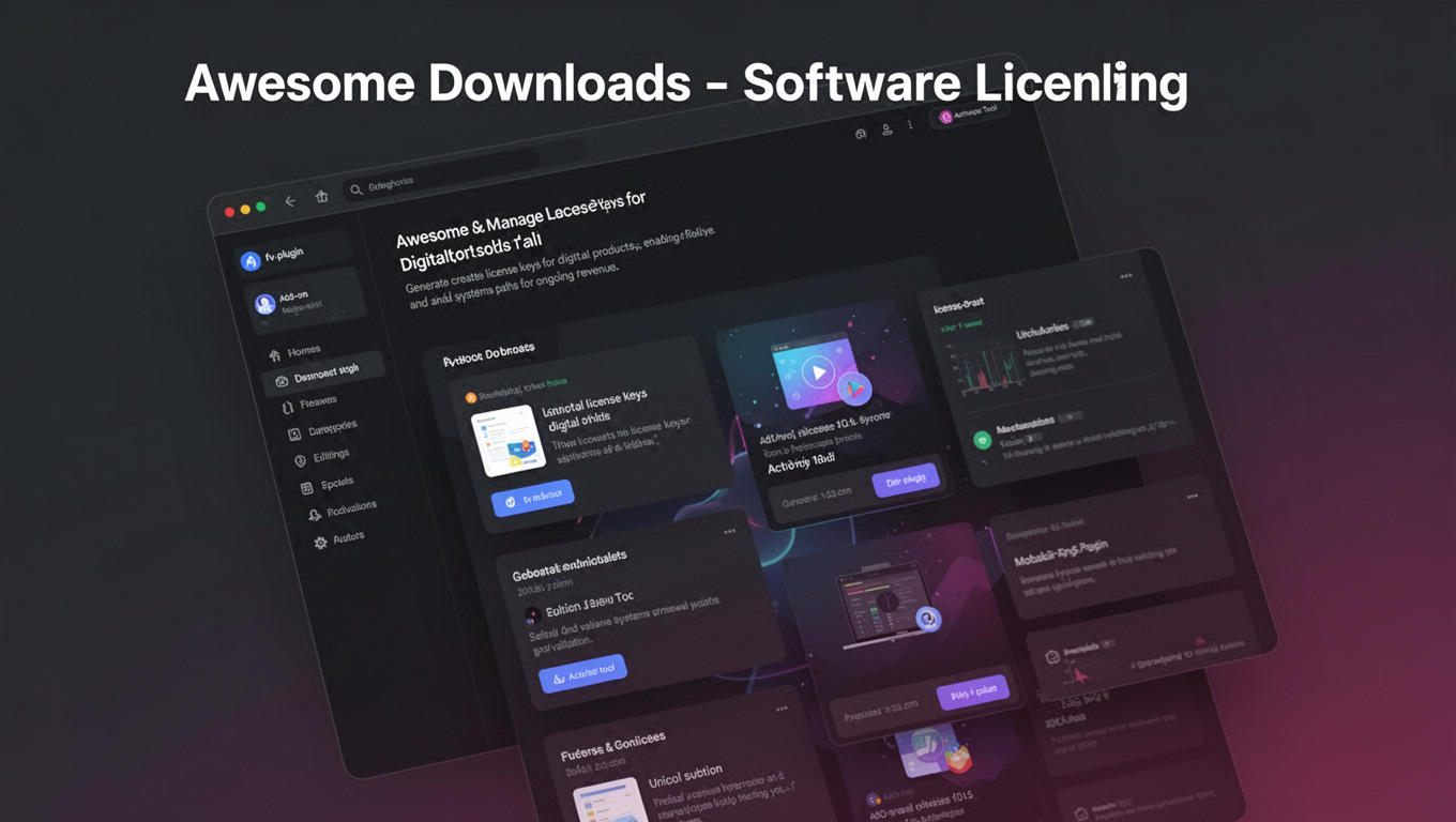 Preview of Awesome Downloads - Software Licensing