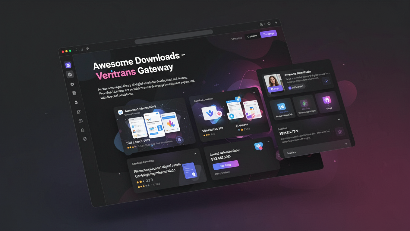 Preview of Awesome Downloads - Veritrans Gateway