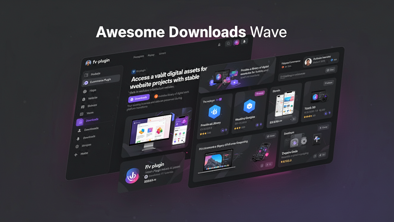 Preview of Awesome Downloads Wave