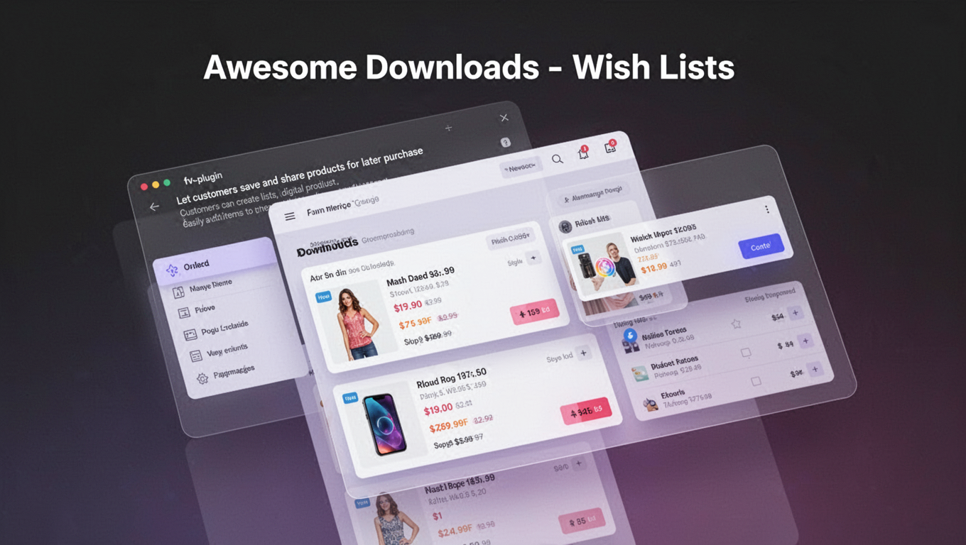 Preview of Awesome Downloads - Wish Lists