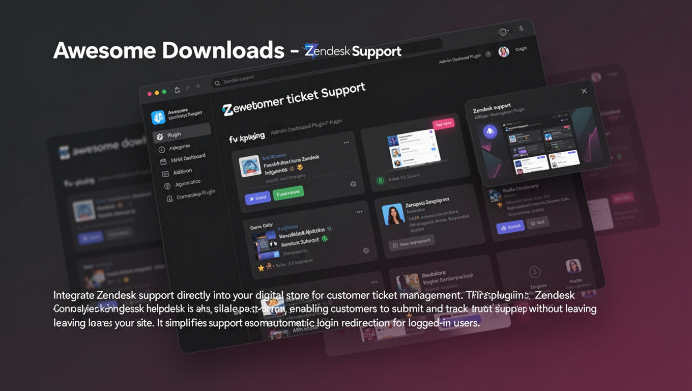 Preview of Awesome Downloads - Zendesk Support