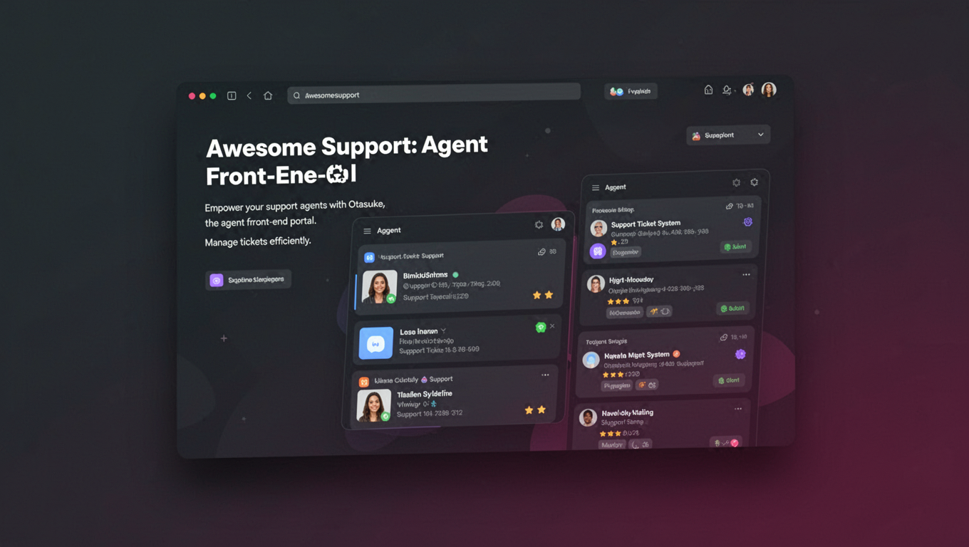 Preview of Awesome Support: Agent Front-end