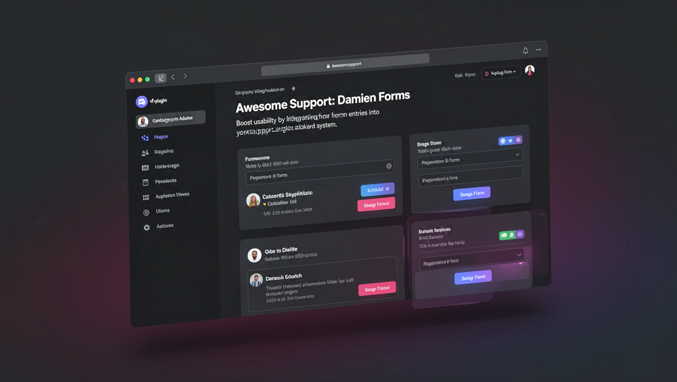 Preview of Awesome Support: Damien Forms