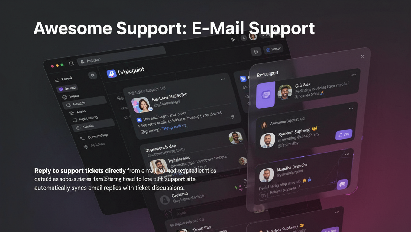 Preview of Awesome Support: E-Mail Support