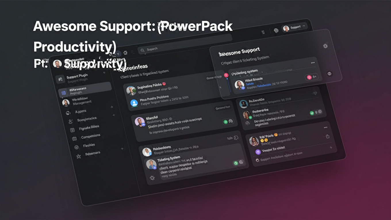 Preview of Awesome Support: Power-Pack (Productivity)