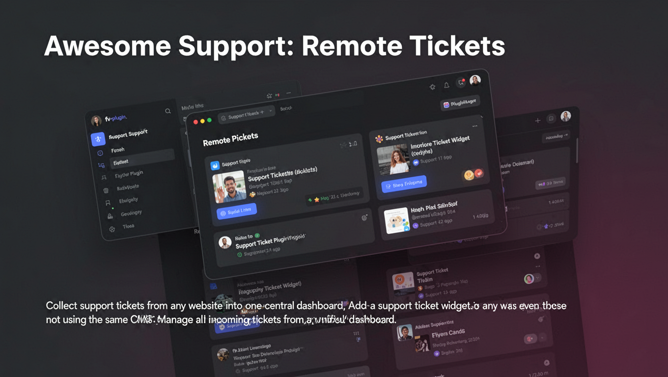 Preview of Awesome Support: Remote Tickets