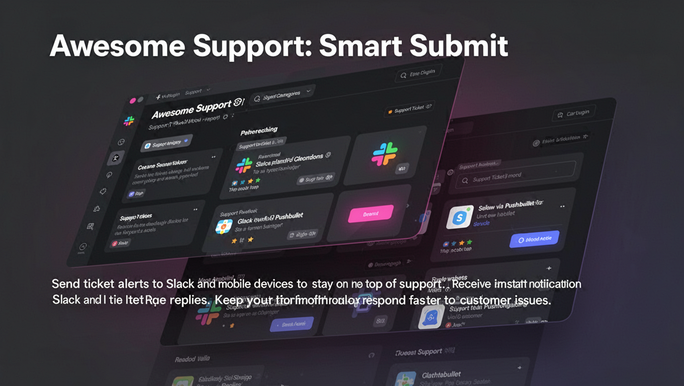 Preview of Awesome Support: Smart Submit