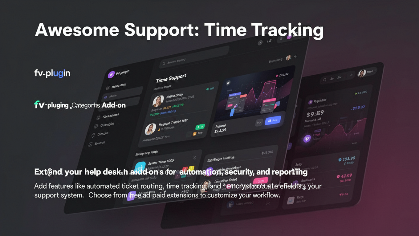 Preview of Awesome Support: Time Tracking