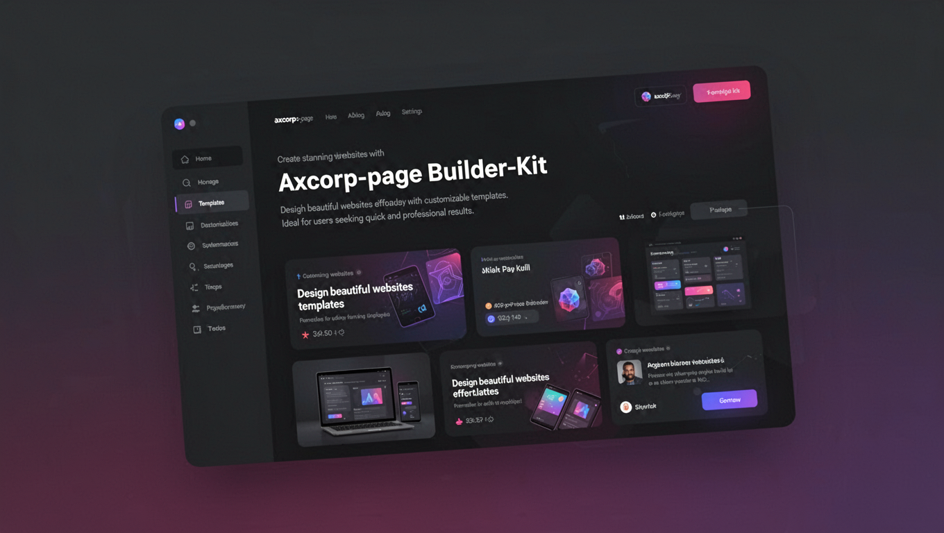 Preview of axcorp-elementor-kit