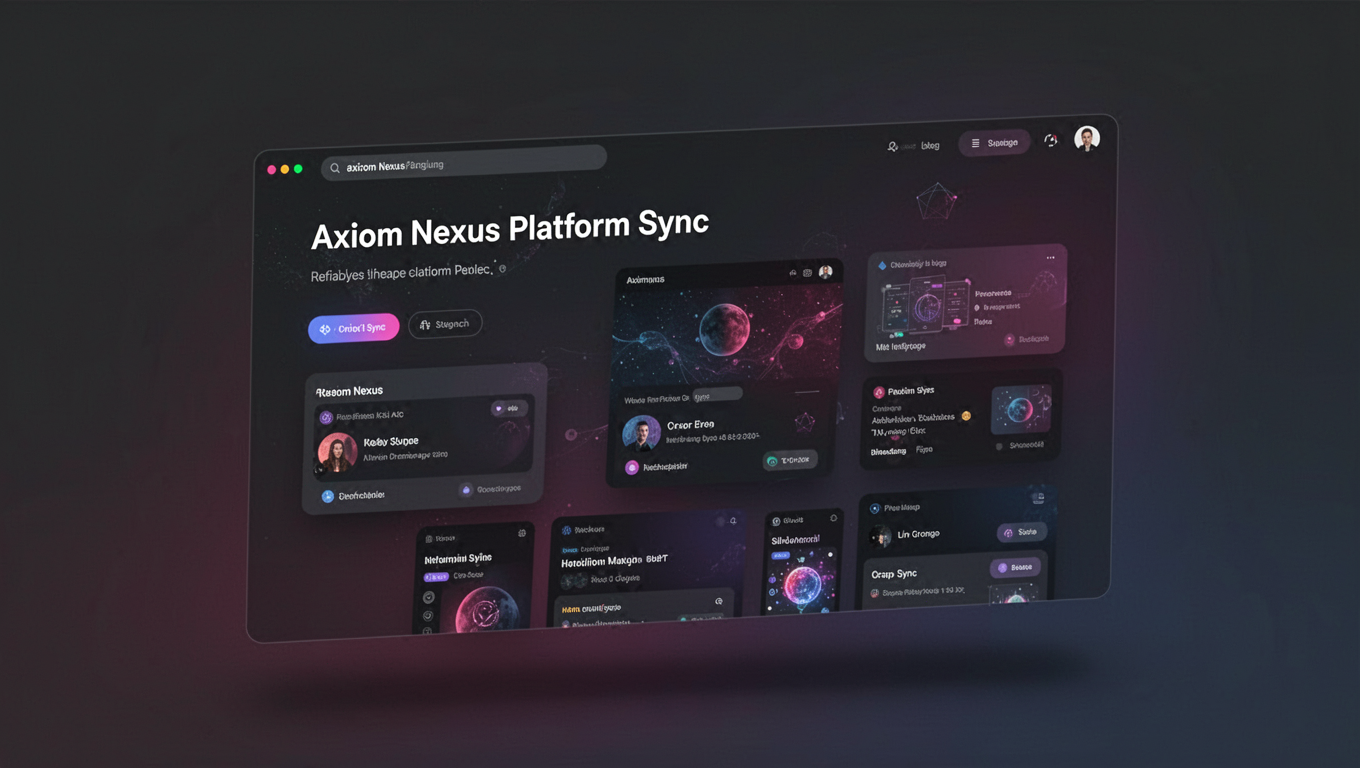 Preview of Axiom Nexus Platform Sync