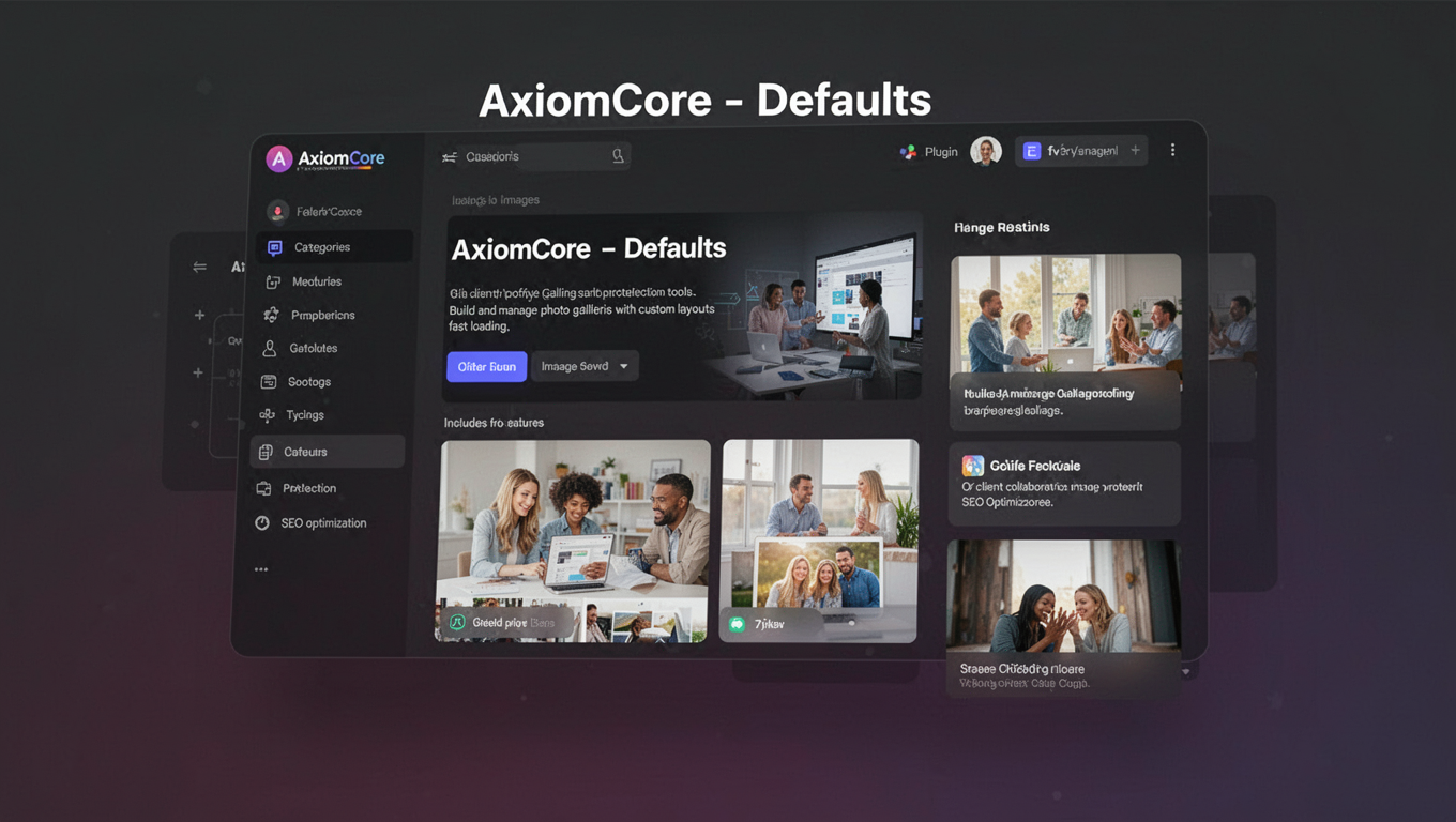 Preview of AxiomCore - Defaults