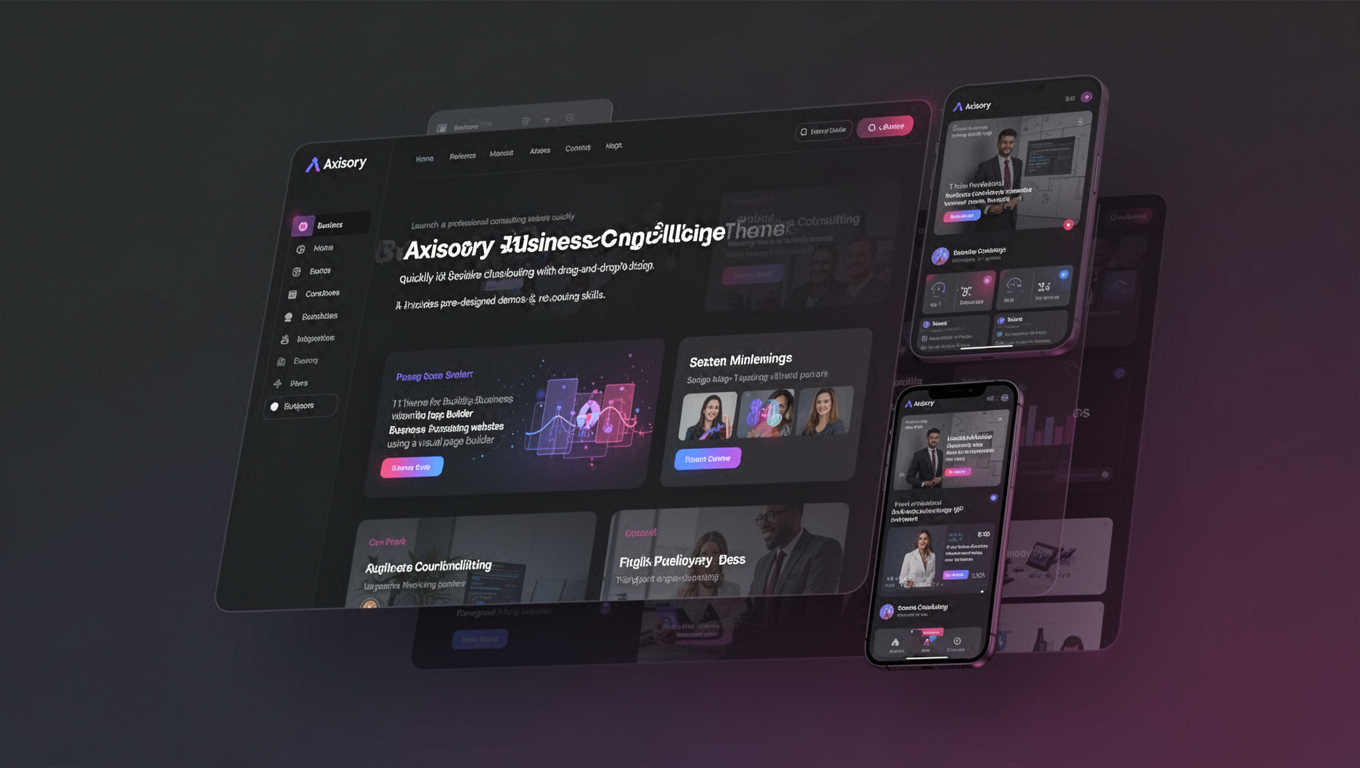Preview of Axisory - Business Consulting WP Theme
