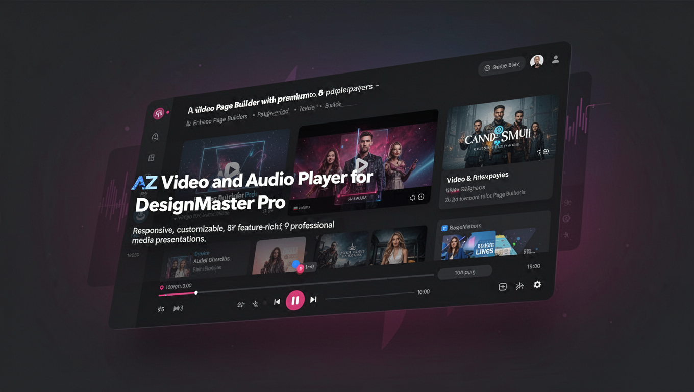 Preview of AZ Video and Audio Player for DesignMaster Pro