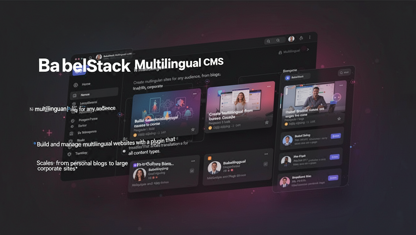 Preview of BabelStack Multilingual CMS