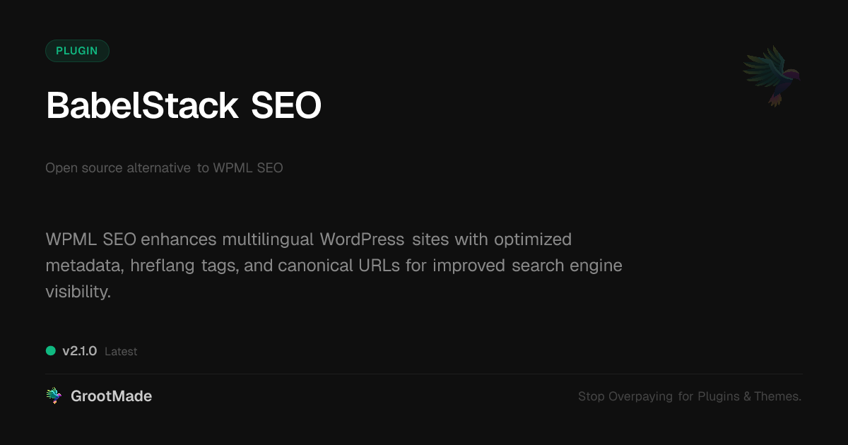 Preview of BabelStack SEO