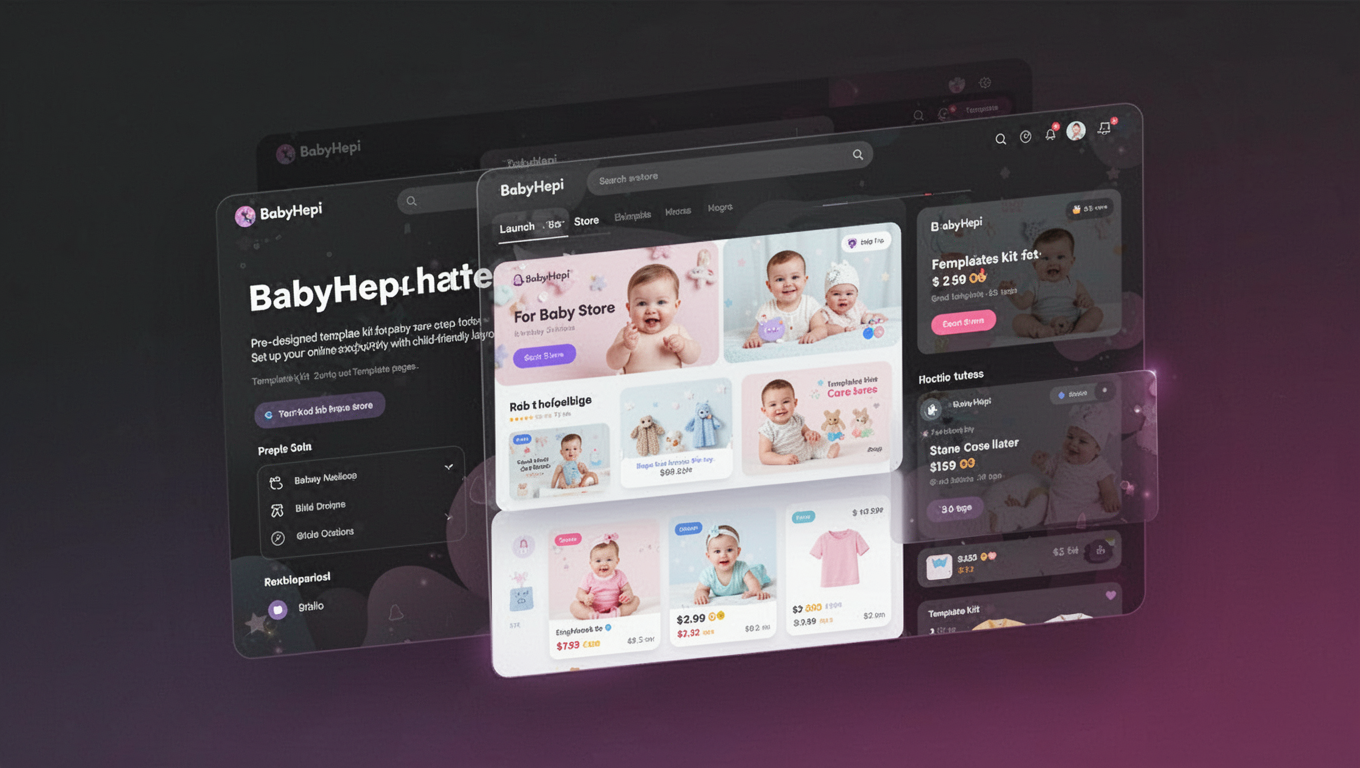 Preview of BabyHepi - Template kit for Baby Care Store