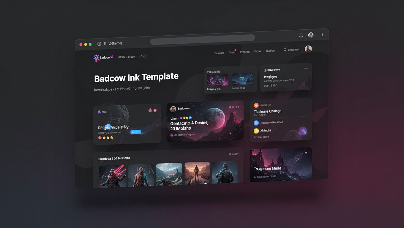 Preview of Badcow Ink Template