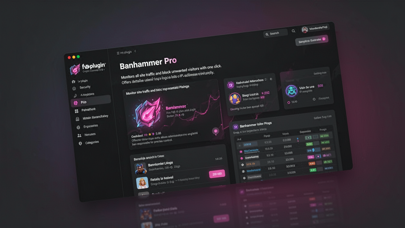 Preview of Banhammer Pro