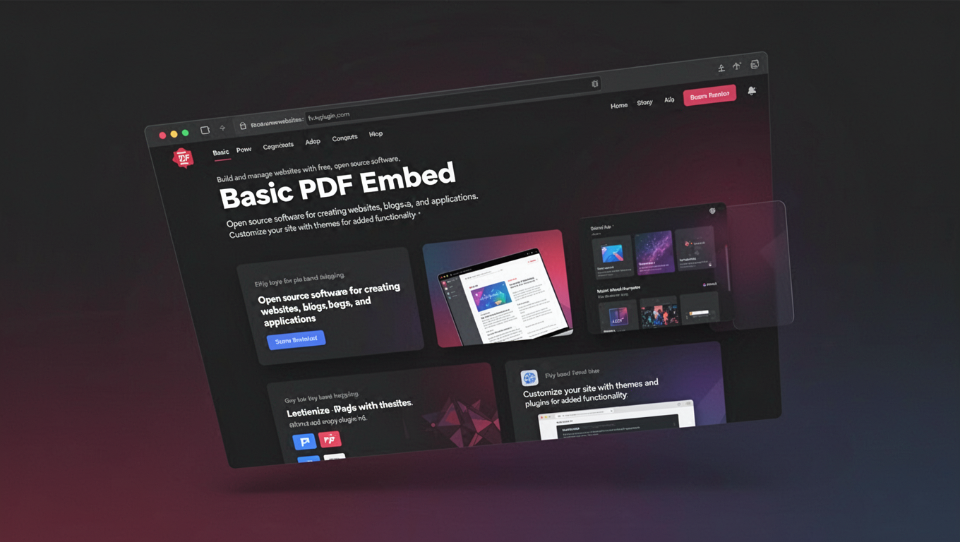 Preview of Basic PDF Embed