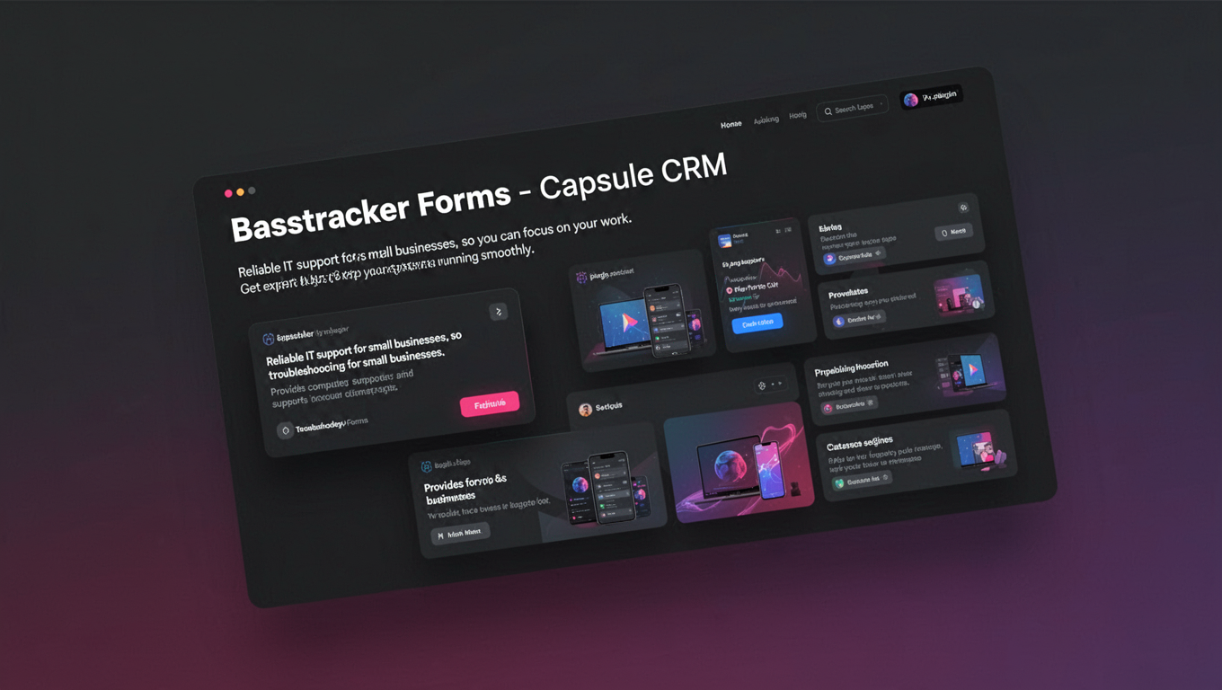 Preview of Basstracker Forms - Capsule CRM