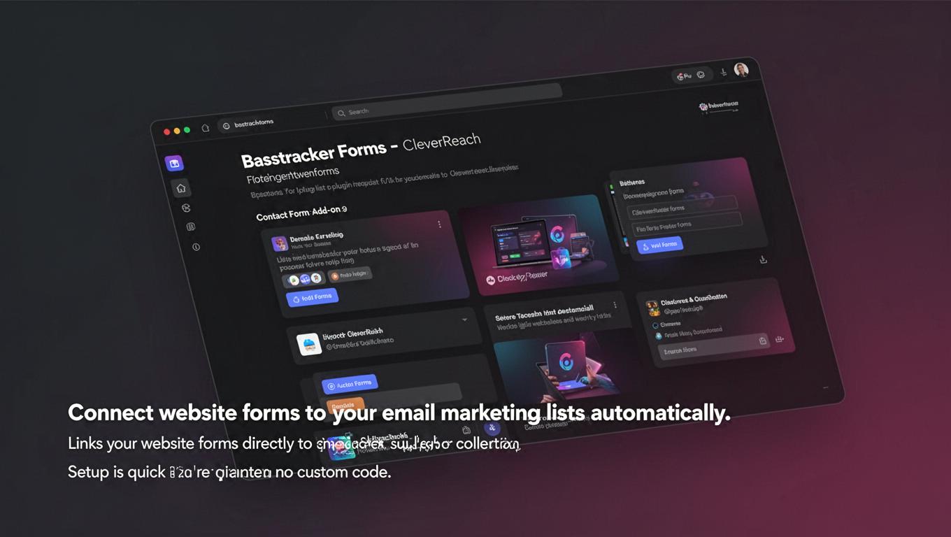 Preview of Basstracker Forms - CleverReach
