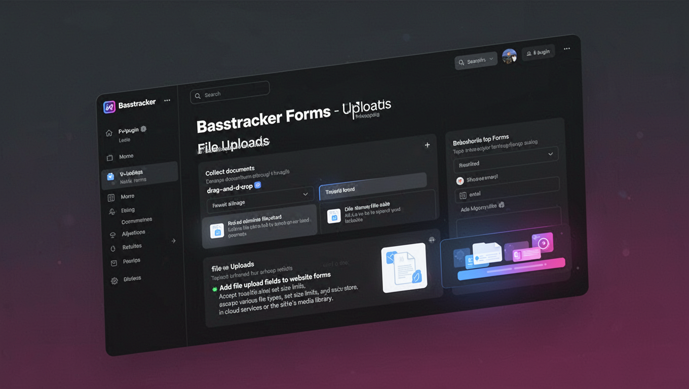 Preview of Basstracker Forms - File Uploads
