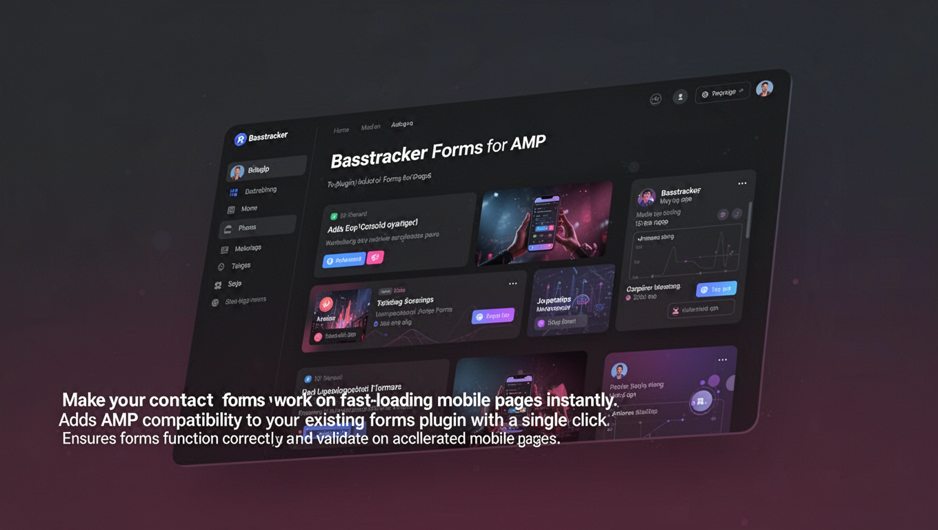 Preview of Basstracker Forms for AMP