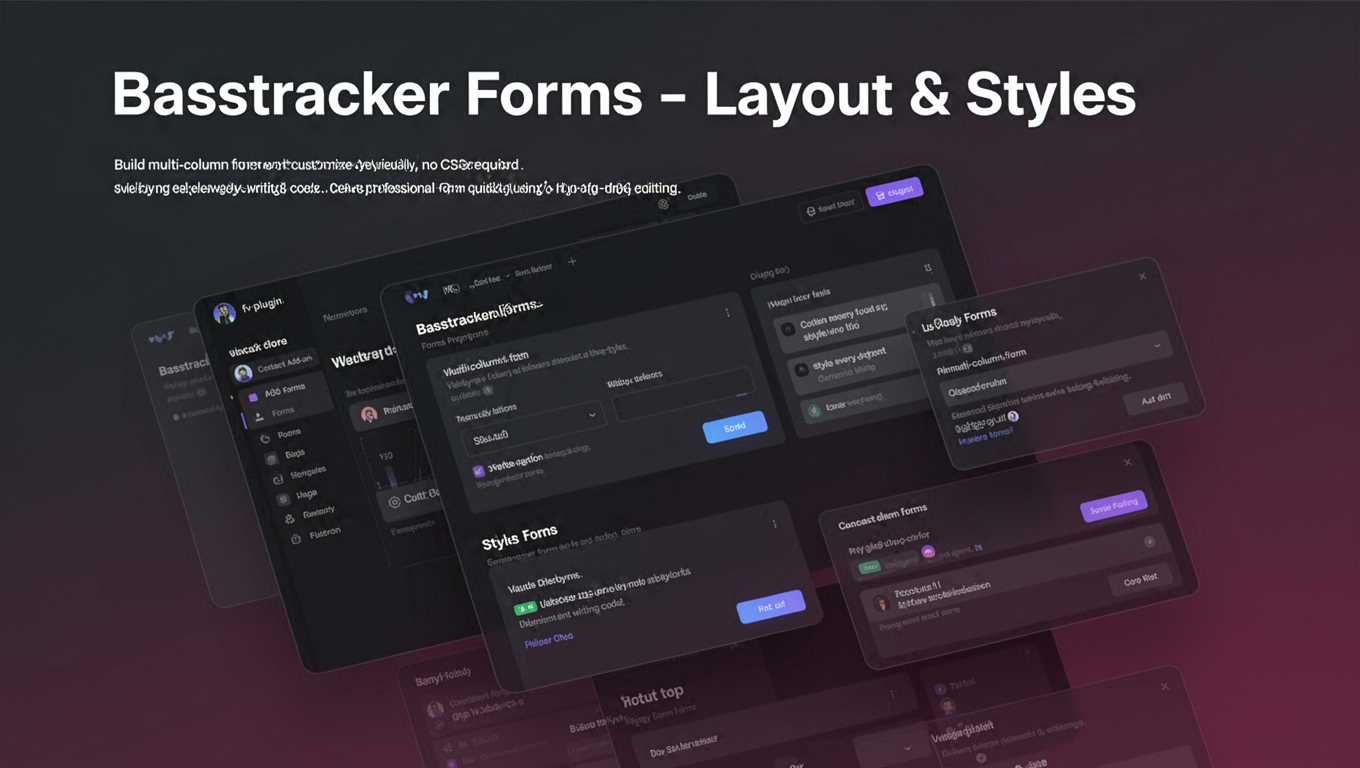 Preview of Basstracker Forms - Layout & Styles