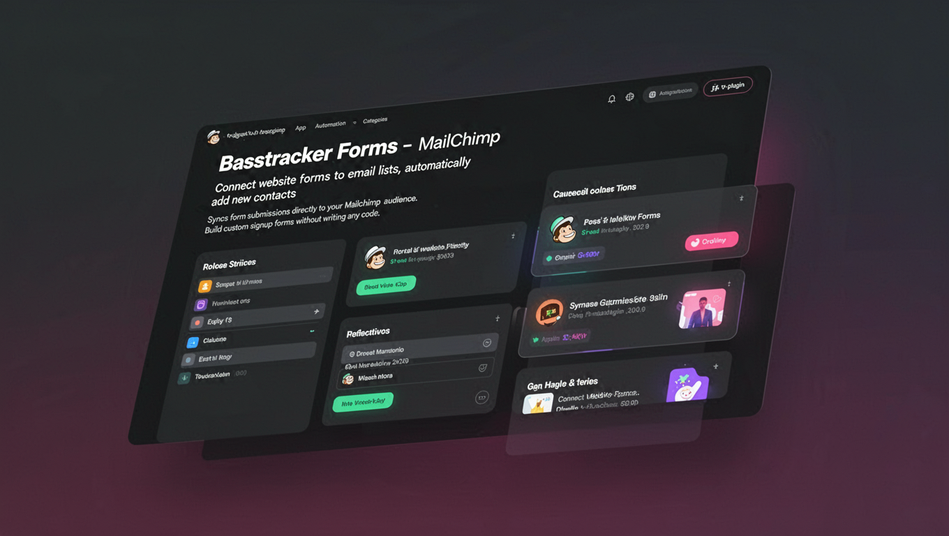 Preview of Basstracker Forms - Mailchimp