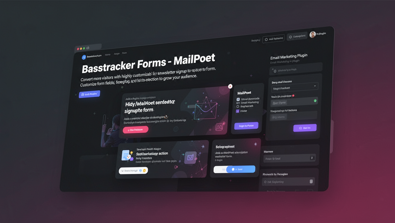 Preview of Basstracker Forms - MailPoet