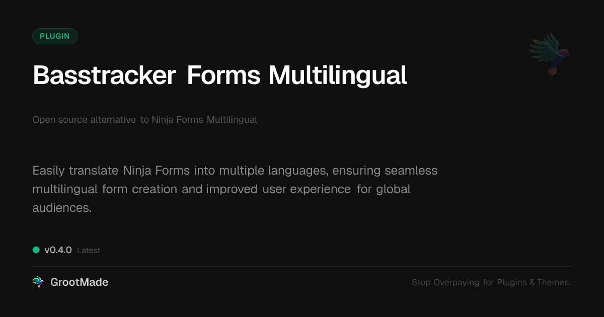 Preview of Basstracker Forms Multilingual