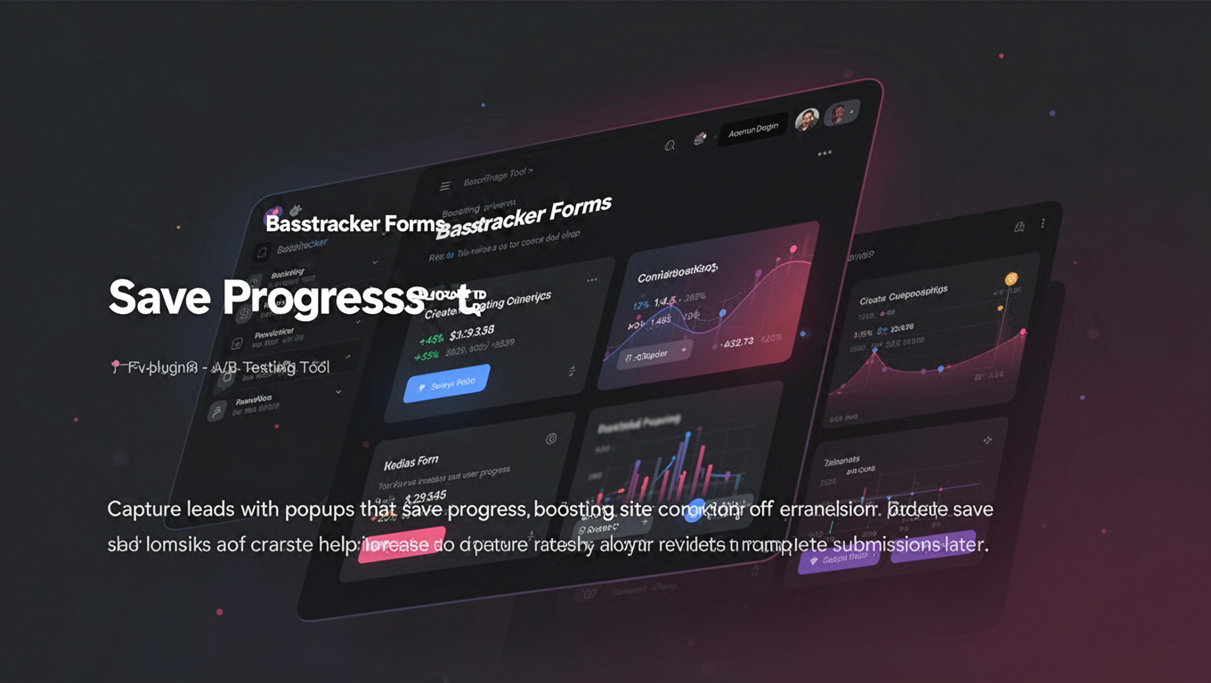 Preview of Basstracker Forms - Save Progress