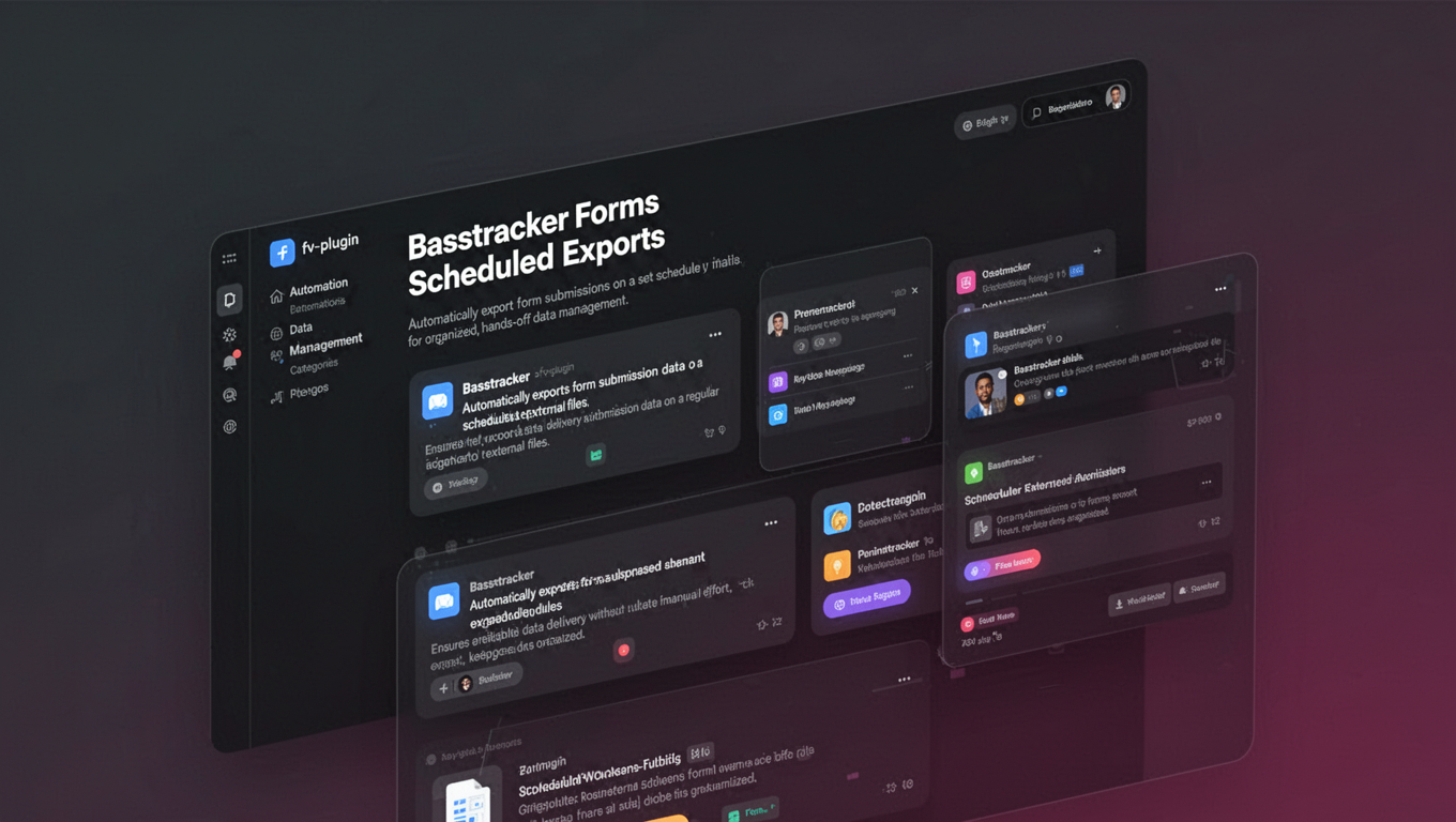 Preview of Basstracker Forms - Scheduled Exports