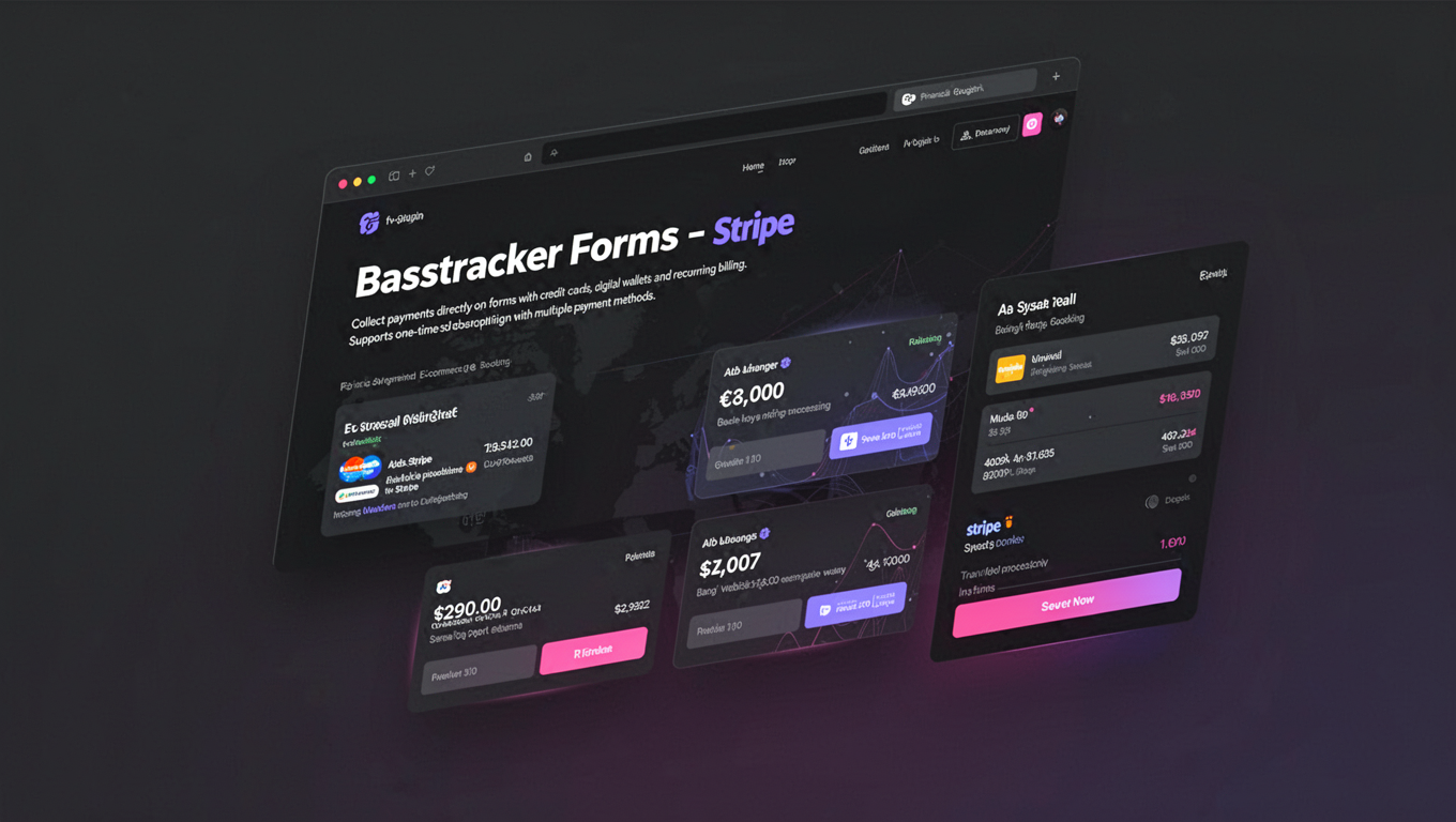 Preview of Basstracker Forms - Stripe